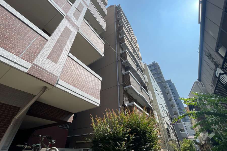 プリメーラ雷門の外観（南西側から）