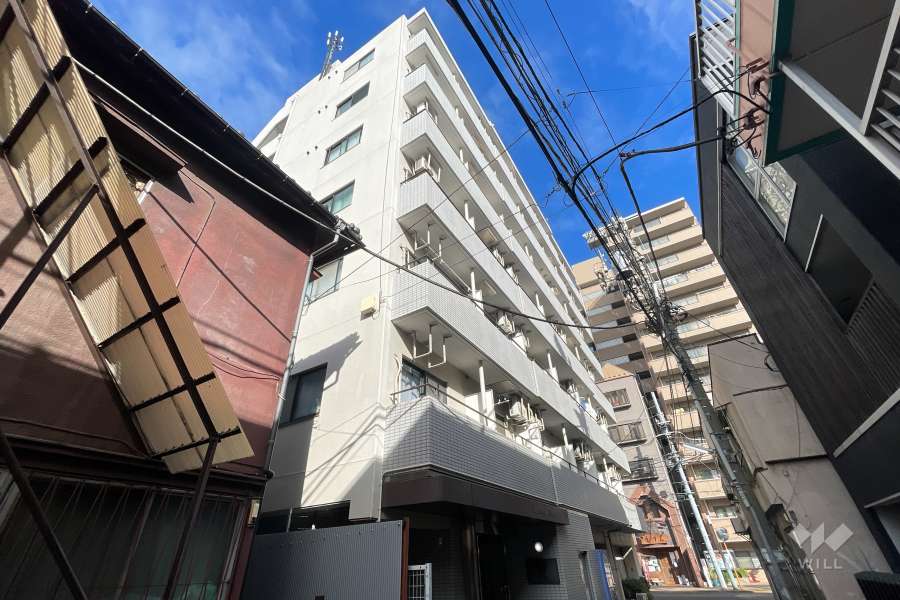 ペガサスマンション千束の外観（南東側から）