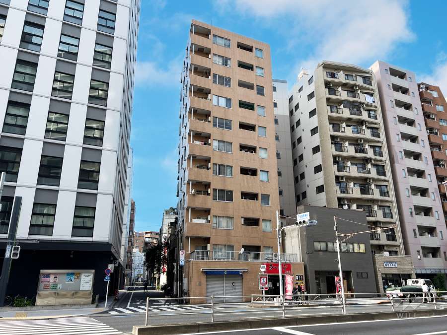 トーカン上野北キャステールの外観（南側から）