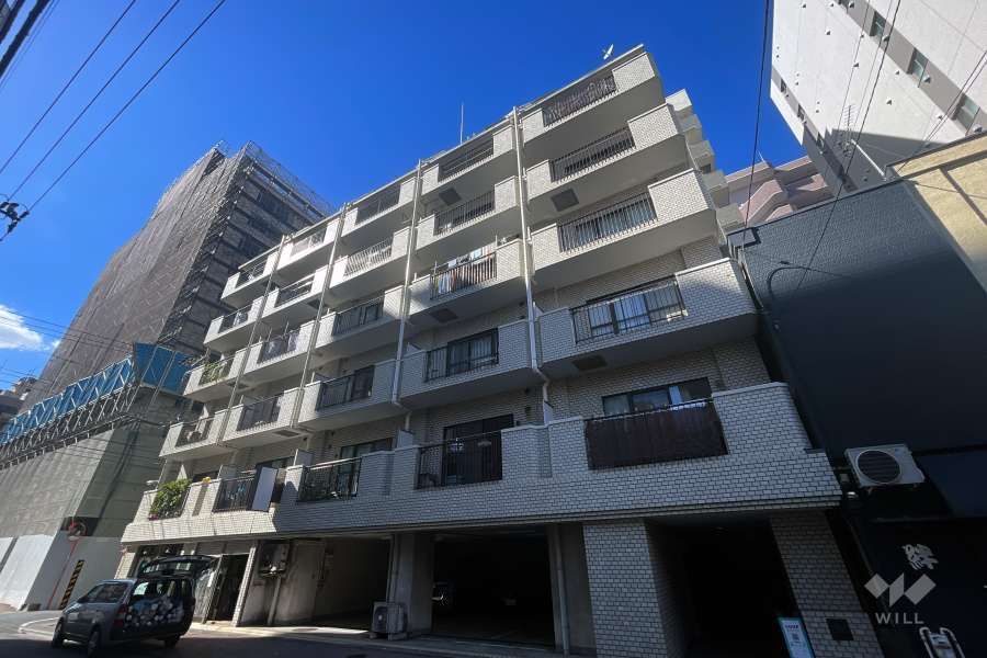 中銀上野小島マンシオンの外観（南東側から）