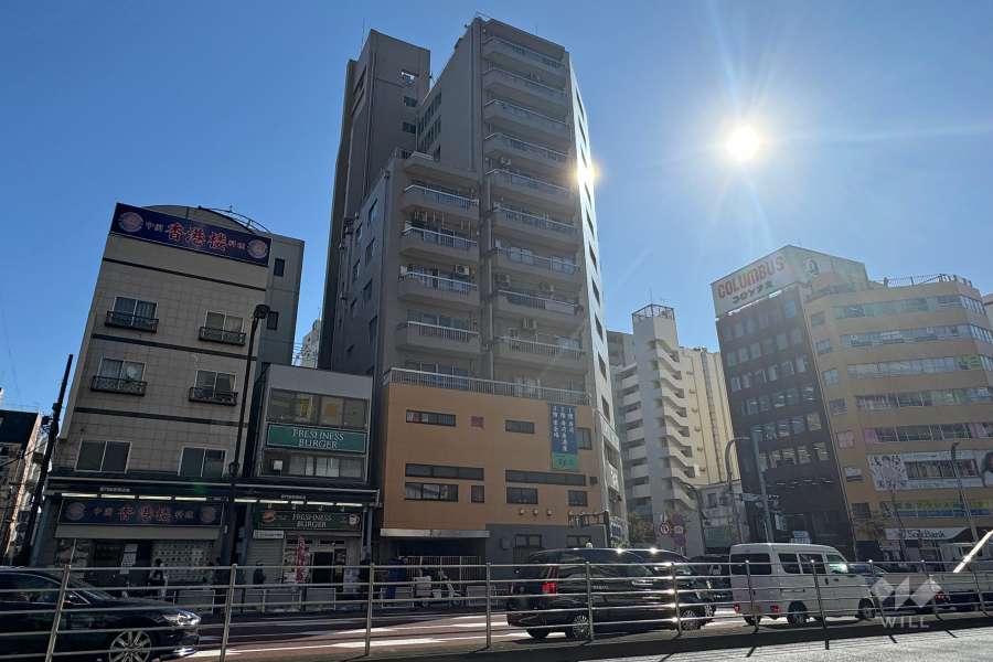 浅草田原町マンションの外観（北西側から）