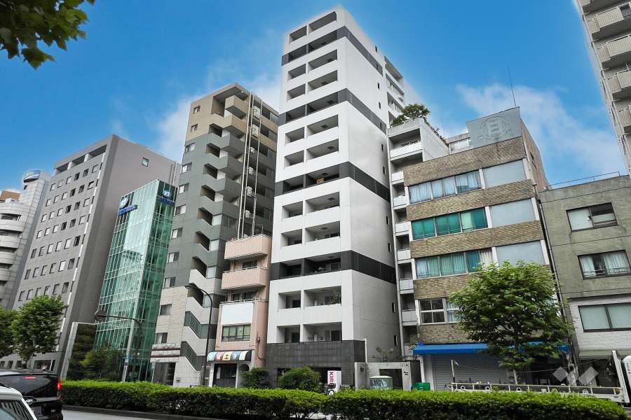 ステージグランデ蔵前の外観（北東側から）　　