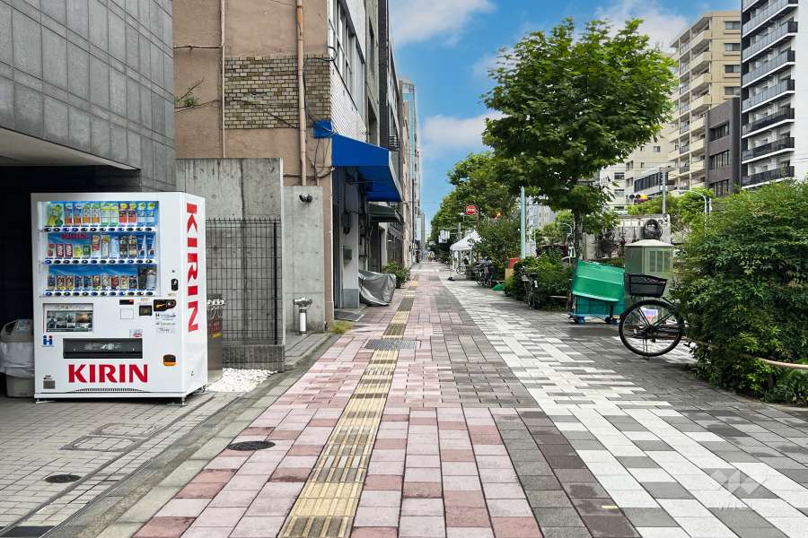 敷地の南敷地東側の前面道路　　