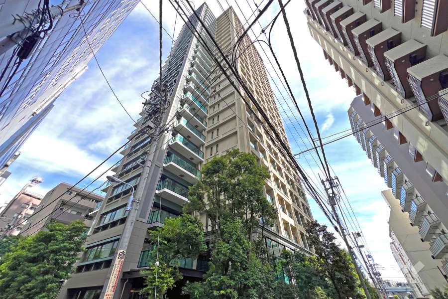 大江戸タワーレジデンスの外観（西側から）