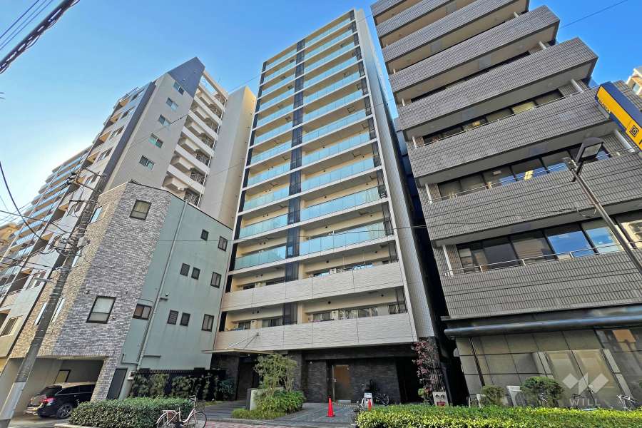 クリオ浅草橋の外観（北東側から）