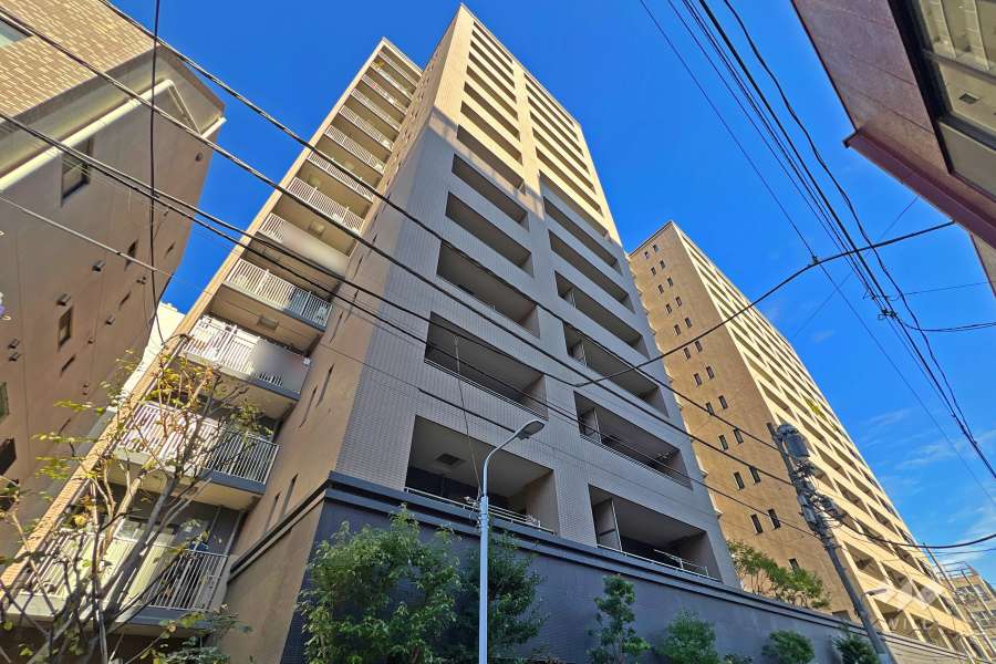 ザ・パークハウス上野の外観（南西側から）