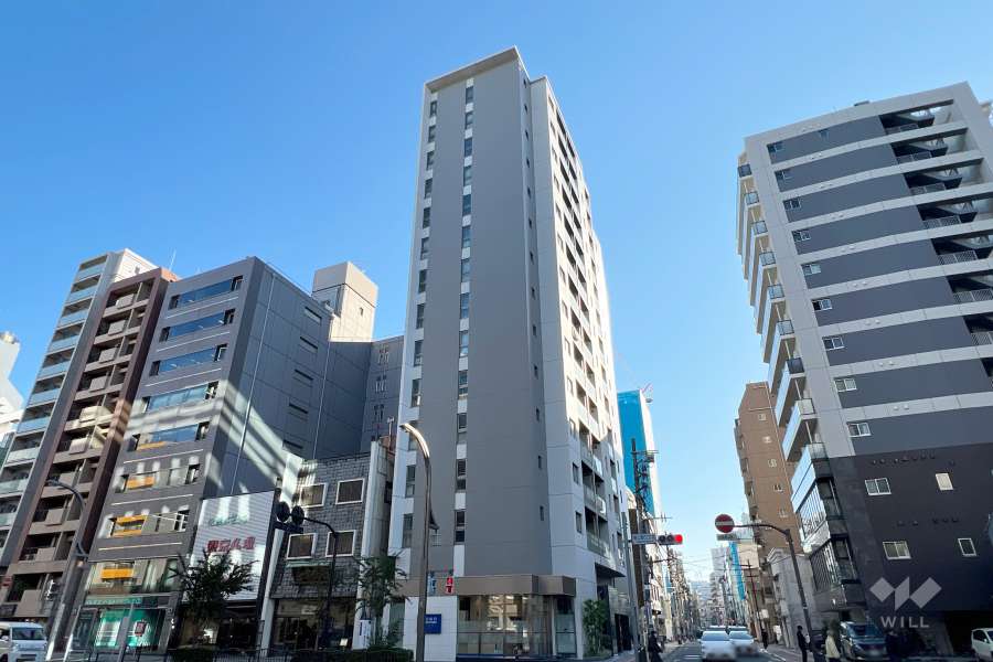ザ・パークハウス上野レジデンスの外観（北西側から）