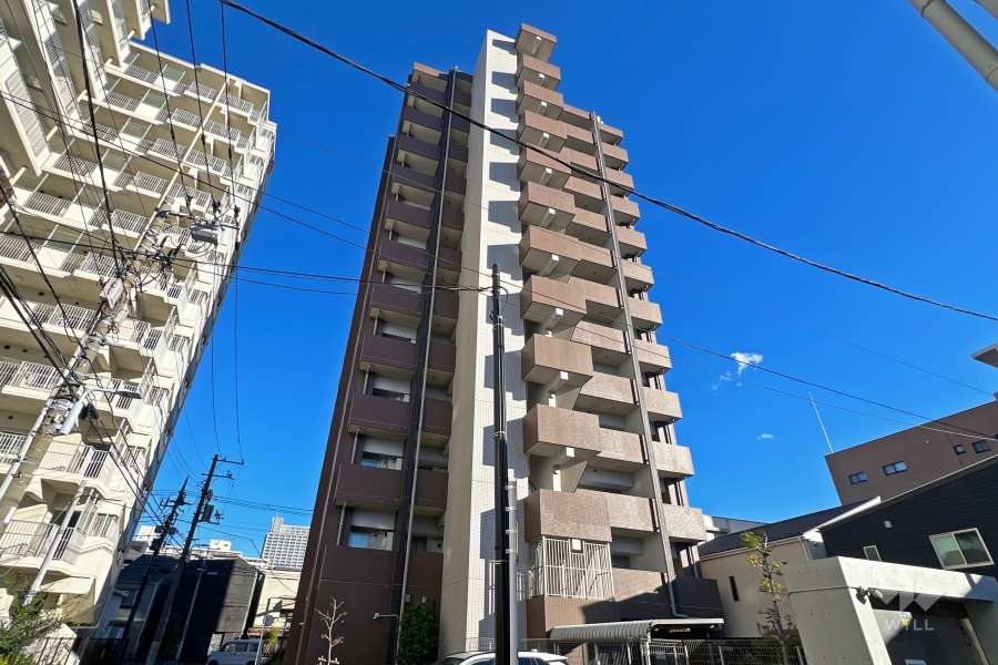 フォースター南千住の外観（西側から）