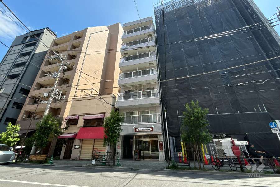 竹内マンションの外観（南西側から）