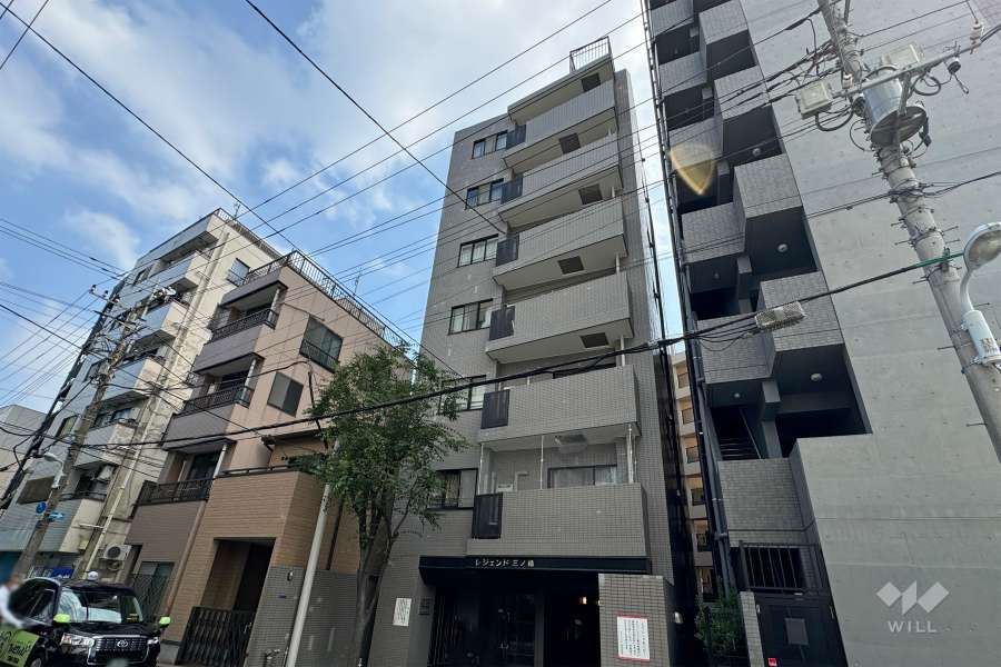 レジェンド三ノ輪の外観（南西側から）