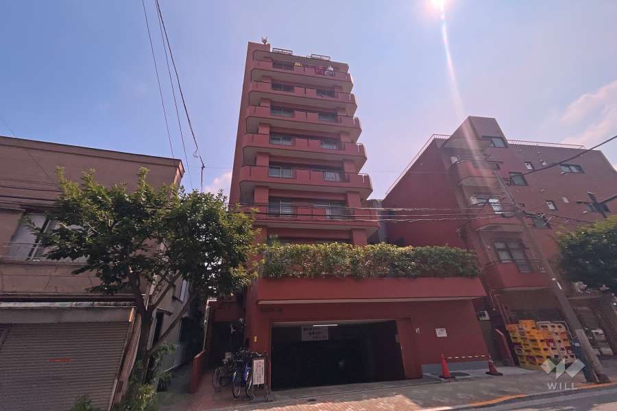 浅草コーポの外観（北西側から）