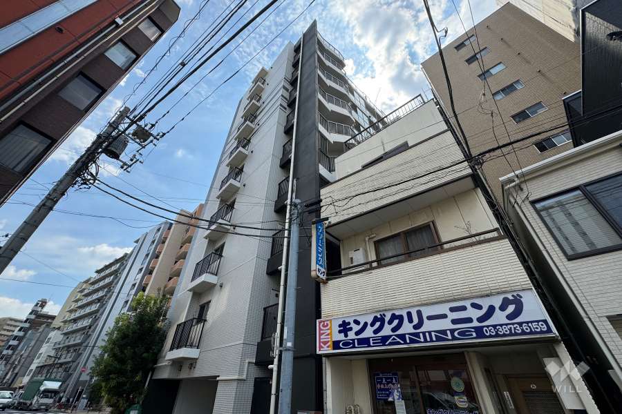 ラ・アトレレジデンス浅草の外観（北西側から）