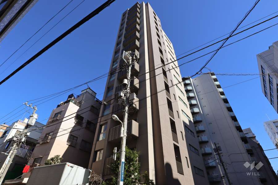 ブリリア上野ザレジデンス(南西側から)