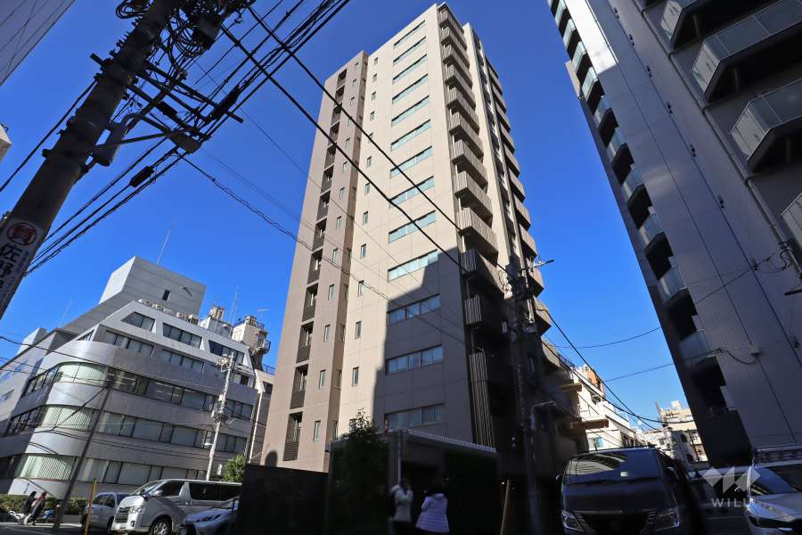 ブリリア上野ザレジデンスの外観(南東側から)