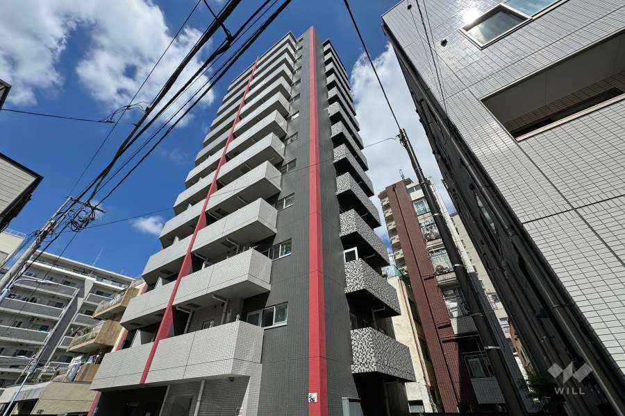 メインステージ上野松が谷の外観（南東側から）