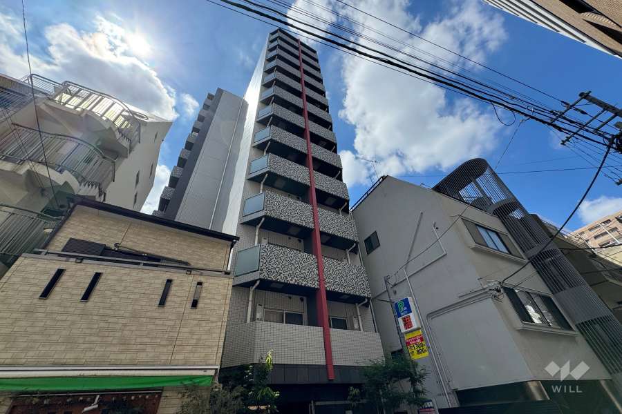 メインステージ上野松が谷の外観（北東側から）