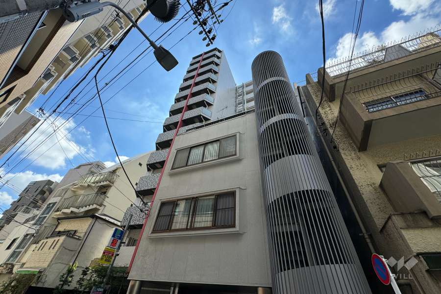 メインステージ上野松が谷の外観（北西側から）