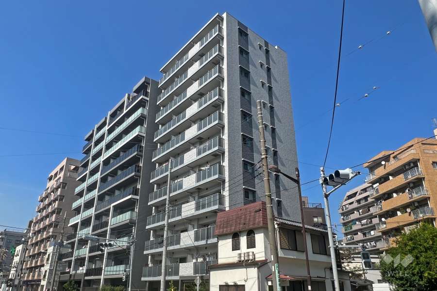 サンクレイドル浅草の外観（南側から）