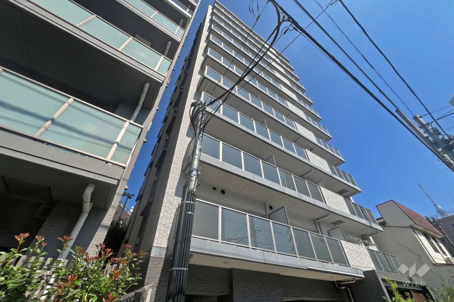 サンクレイドル浅草の外観（西側から）