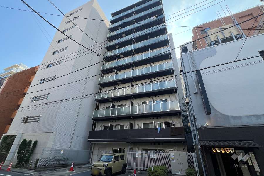 ジェノヴィア浅草2スカイガーデンの外観（北東側から）