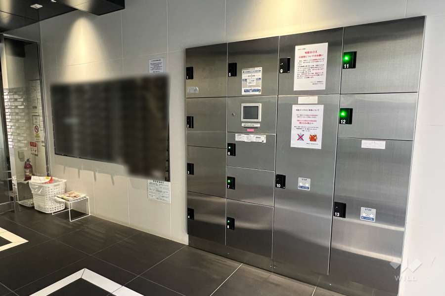 共用ポストと宅配ボックス