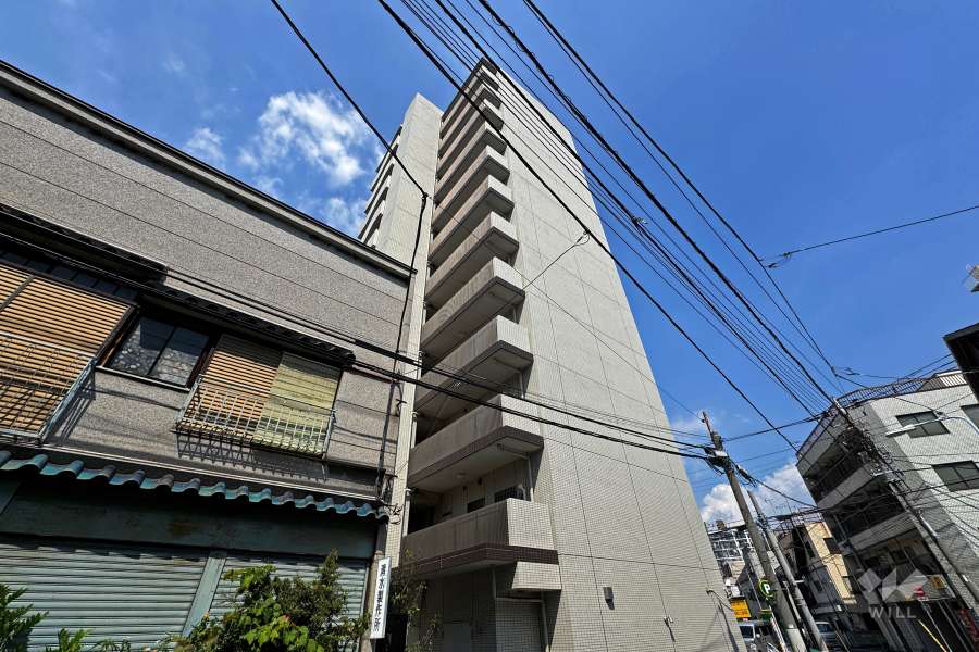 ライジングプレイス浅草ノースの外観（南西側から）