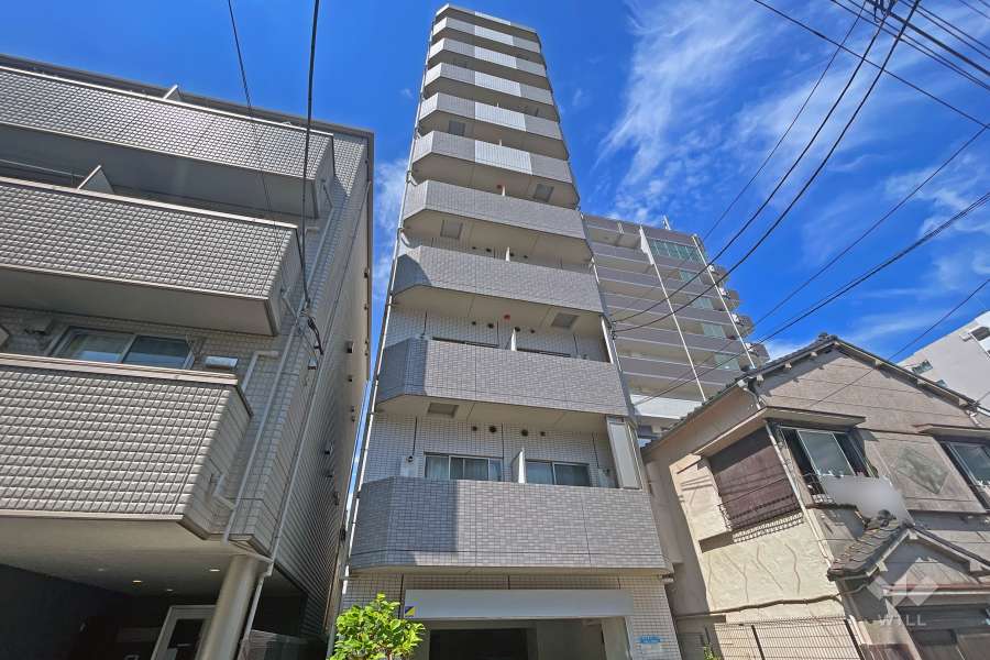 グランフォース入谷の外観（南東側から）