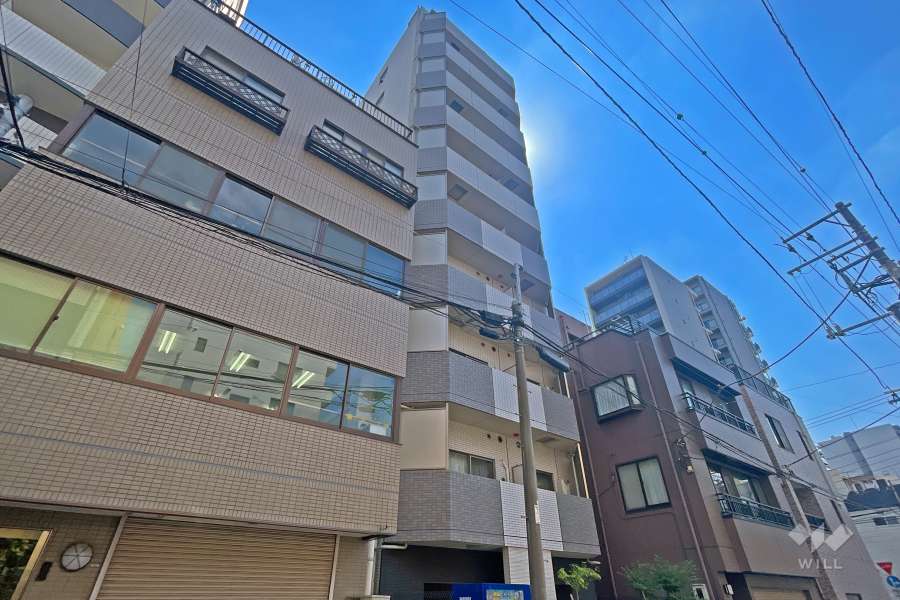 グランフォース入谷の外観（北西側から）