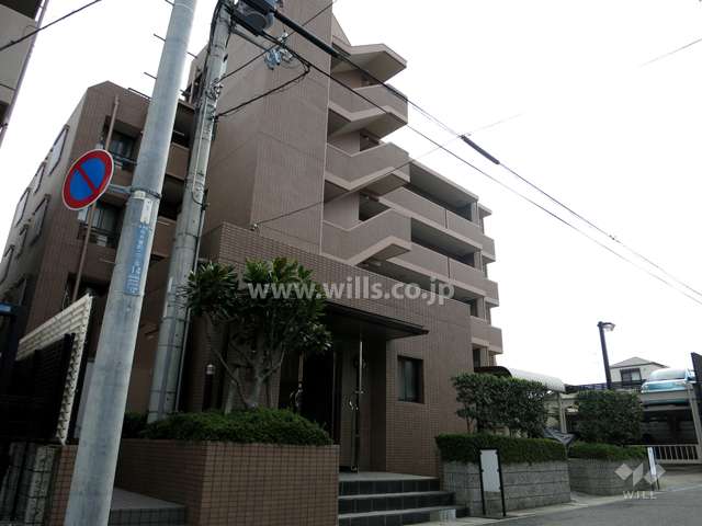 コスモ住吉川西の外観（北東側から）