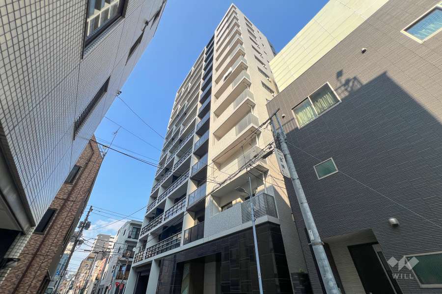 ライオンズ浅草橋ミレスの外観（南西側から）