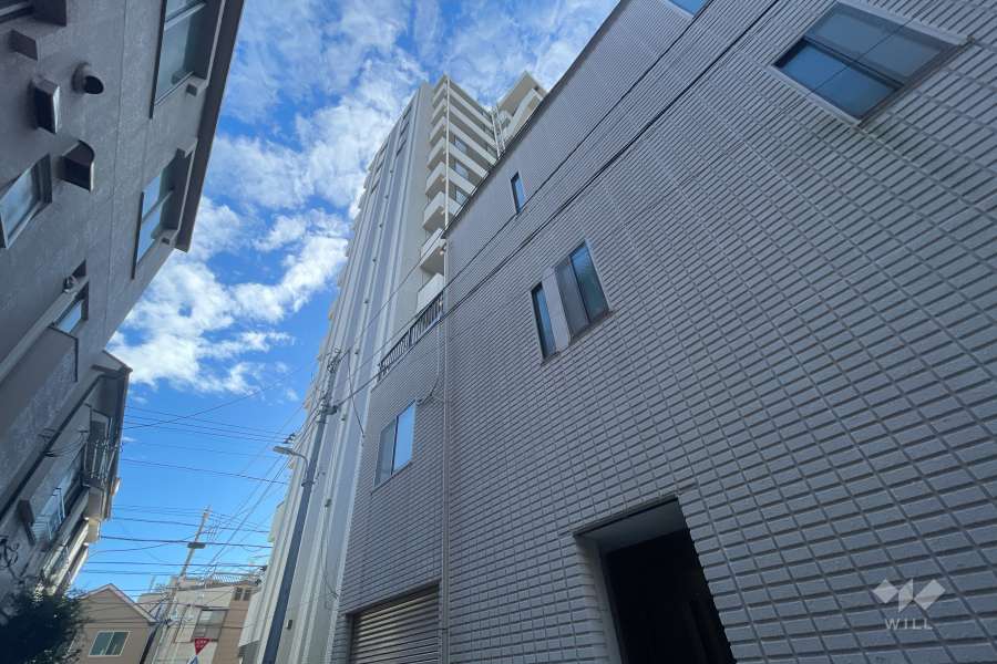 メイクスデザイン三ノ輪の外観（北西側から）