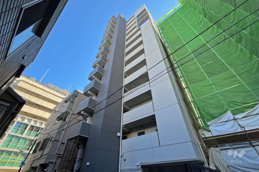 ステージグランデ秋葉原の外観（北西側から）