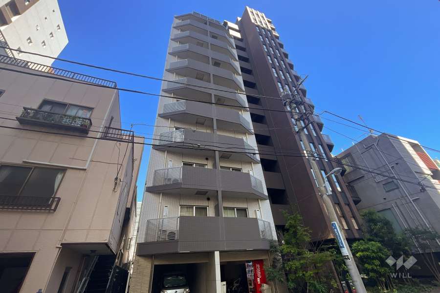 エグザレオーネ蔵前の外観（北西側から）