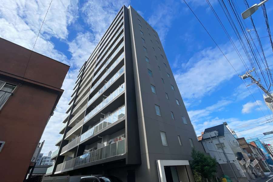グランウィッシュ浅草イーストの外観（北東側から）