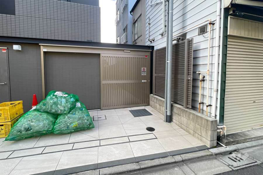 駐輪場の出入り口　