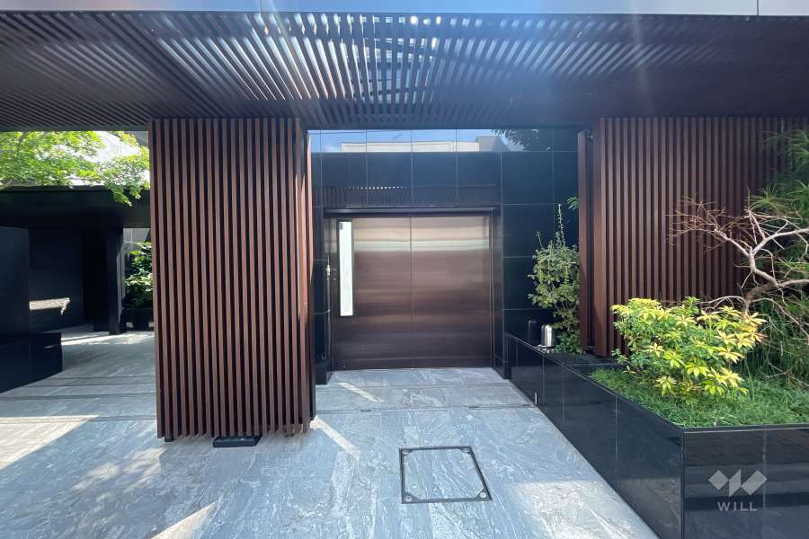 駐輪場の出入り口