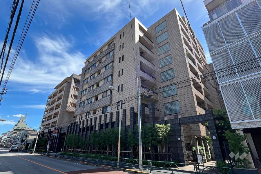 ルネ上野桜木の外観（北西側から）