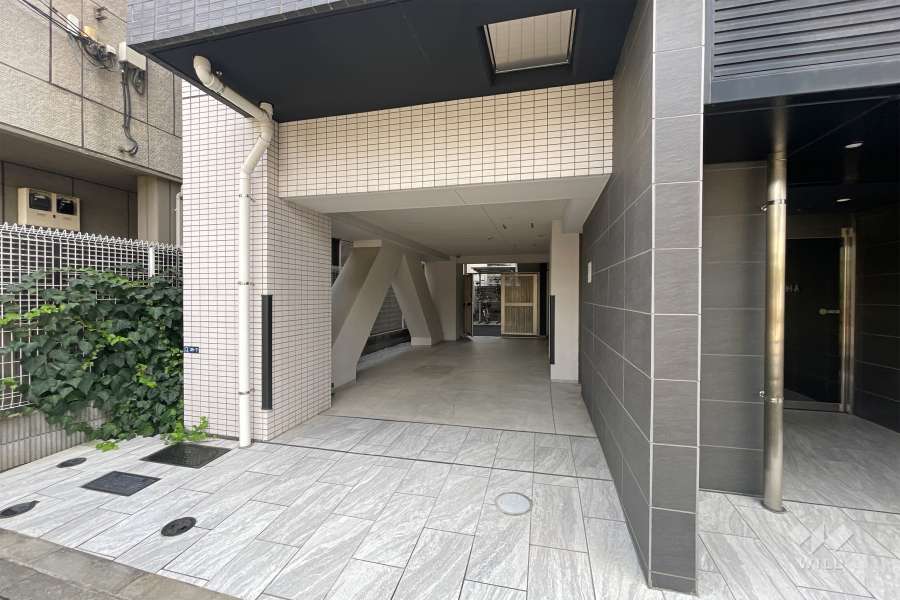 駐輪場の出入り口　