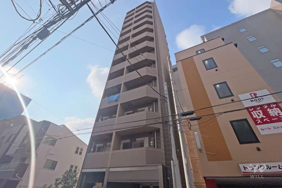 ジェノヴィア新御徒町スカイガーデンの外観（北西側から）