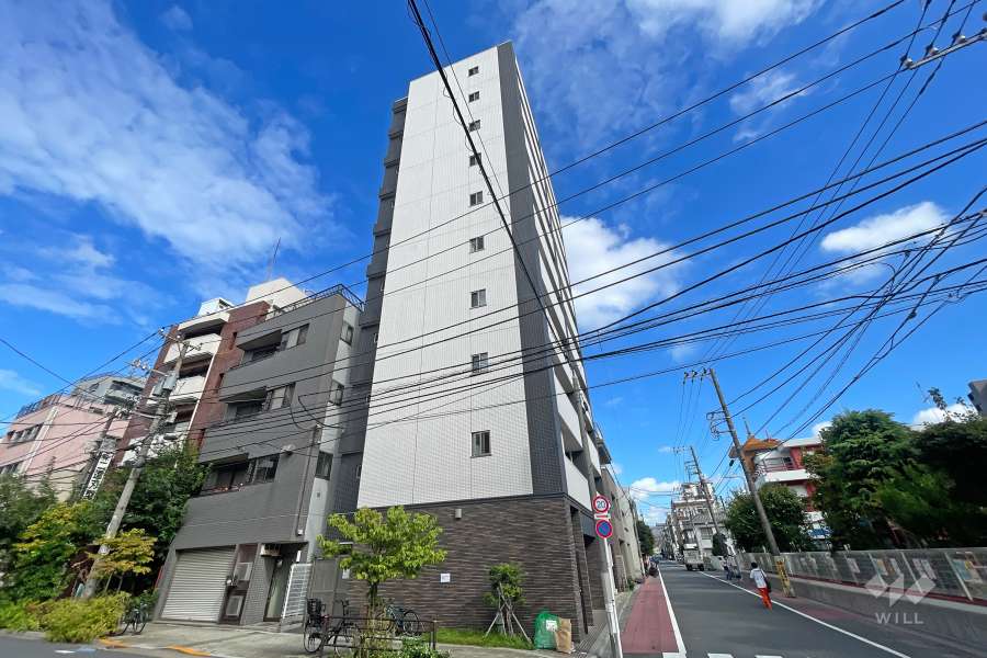 グローベル奥浅草寺町通りHANAの外観（南東側から）