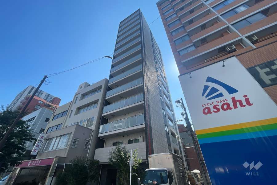 メインステージ入谷2の外観（南西側から）