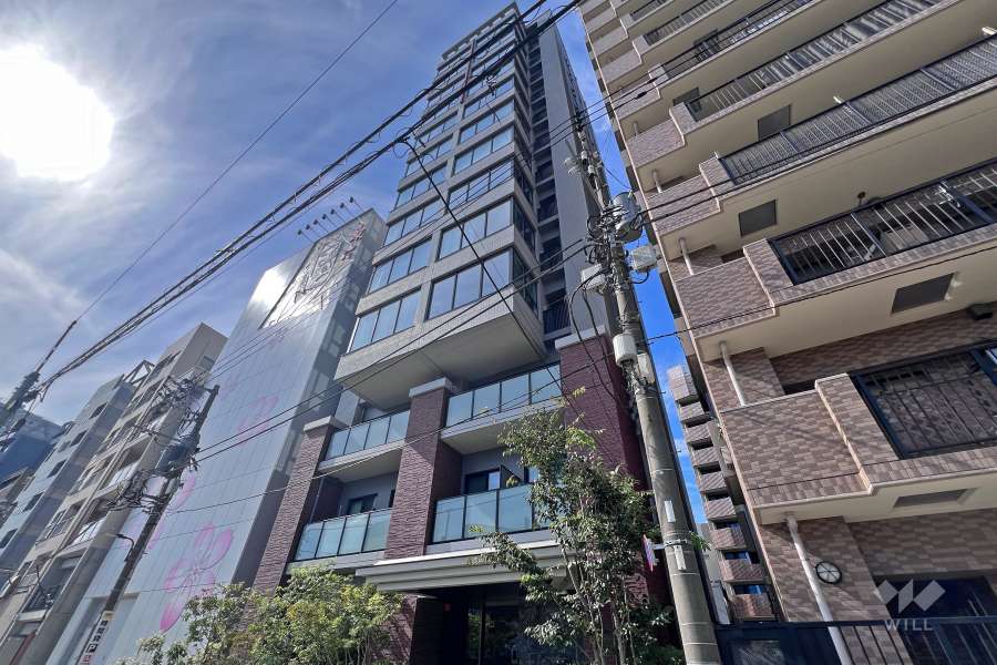 グランドメゾン浅草花川戸の外観（南東側から）