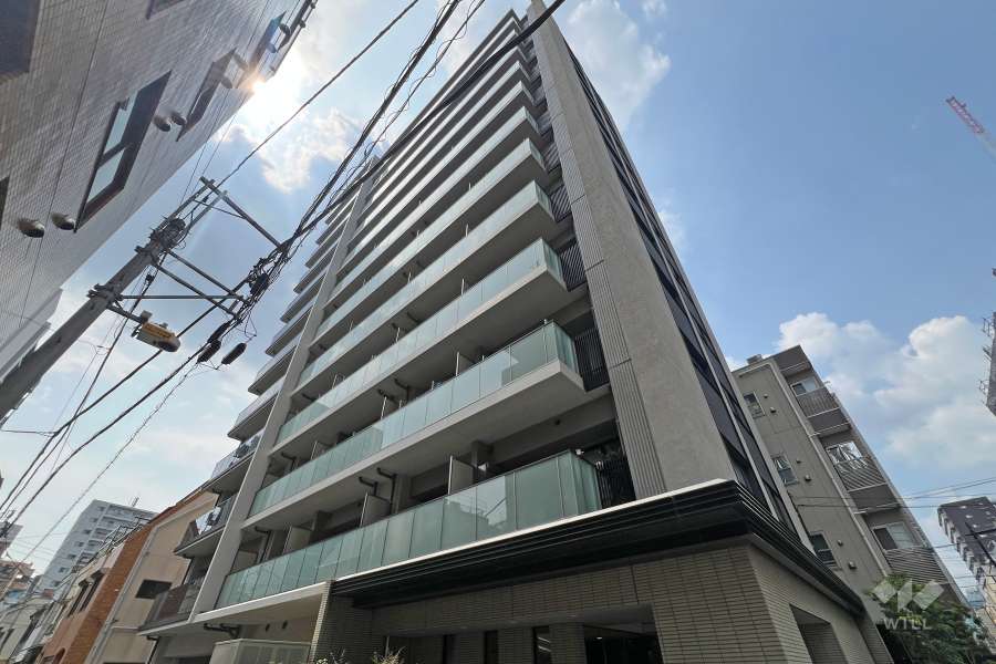 クレヴィア上野御徒町の外観（東側から）