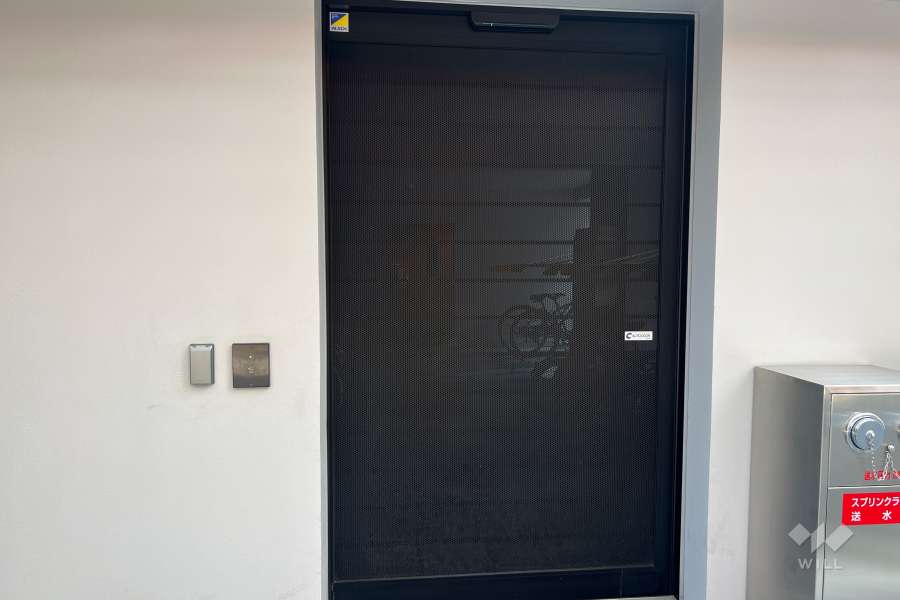 駐輪場の出入り口