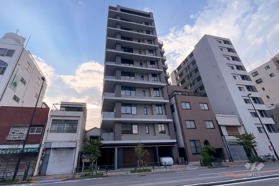 ローレルアイ浅草レジデンスの外観（南東側から）