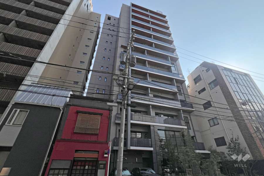 クレヴィア新御徒町の外観（北東側から）