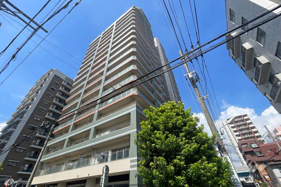 パークタワー東京イーストの外観（南東側から）