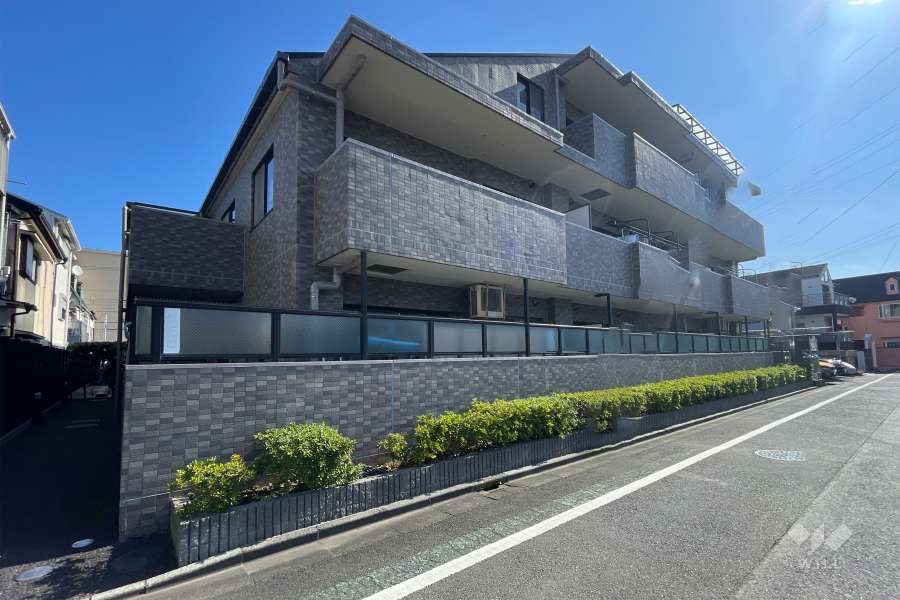 ライオンズマンション葛飾鎌倉の外観（北西側から）