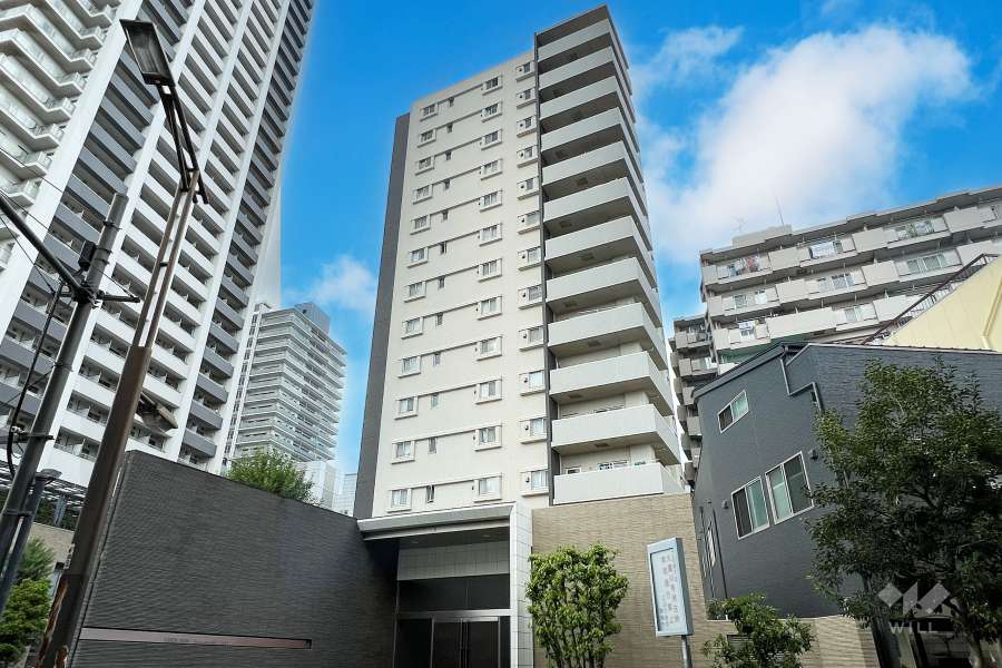 レーベンハイム金町アスティの外観（南側から）