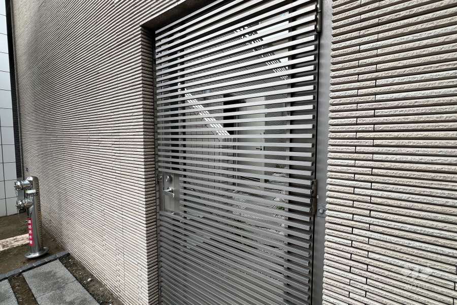 駐輪場の出入り口